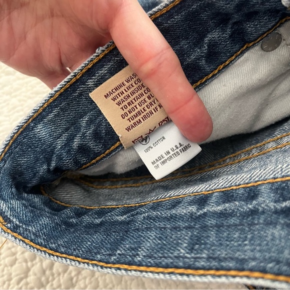 phish mushroom jorts cutoffs patchwork appliqué upcycled fishman donuts ⭕️💙♻️🌻 - Picture 8 of 9